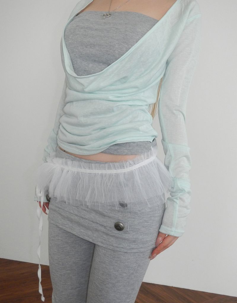 have drape mint top