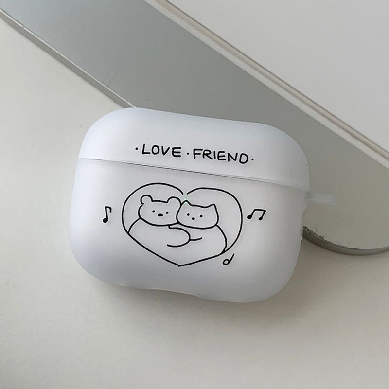 Love Friends AirPods Case_matt