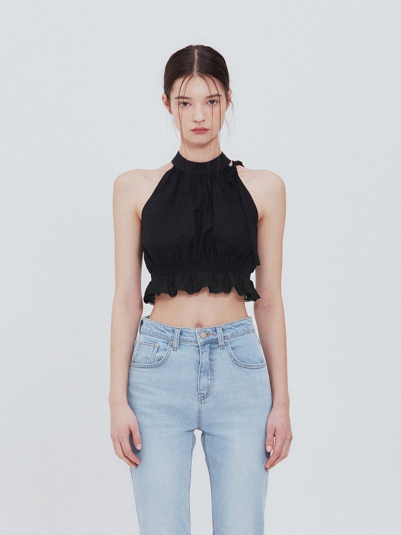 Not your rose（ノットユアローズ）の「Clara top (Black)（Tops）」