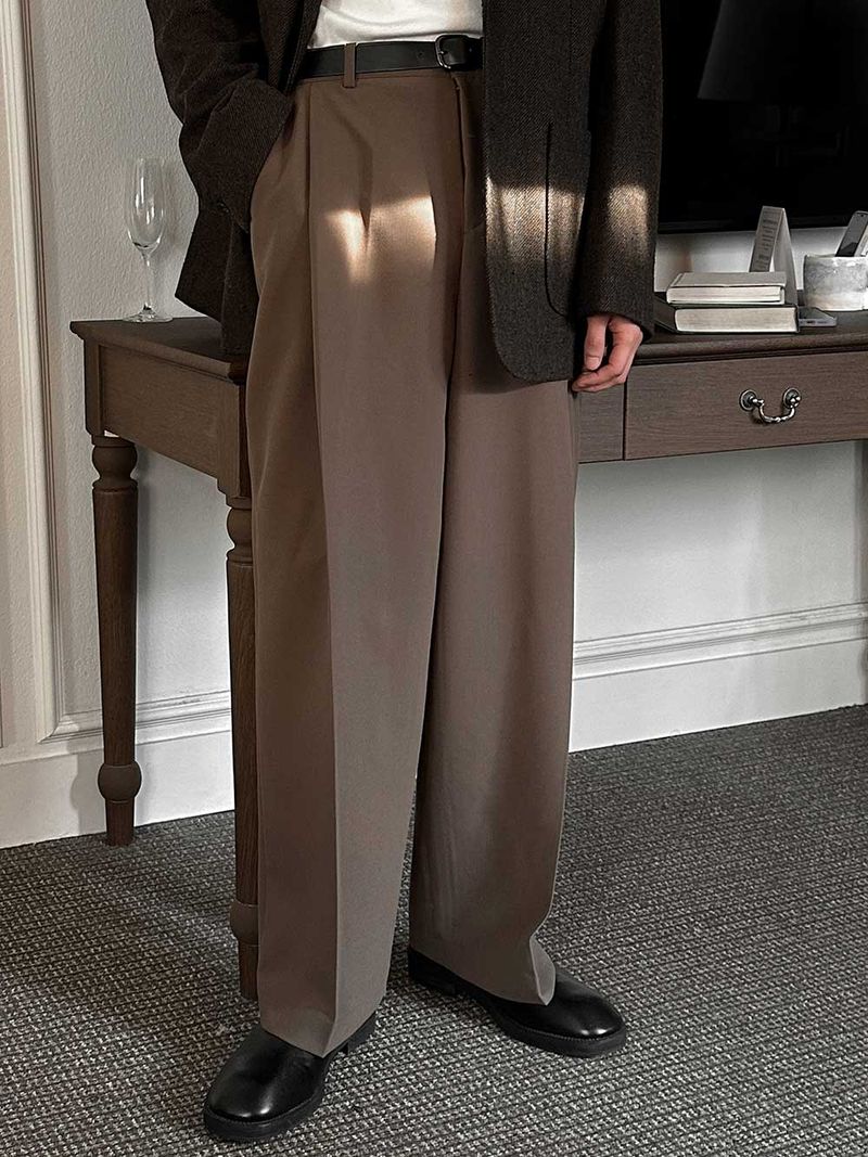 ASCLO Deep One Tuck Slacks (4color)