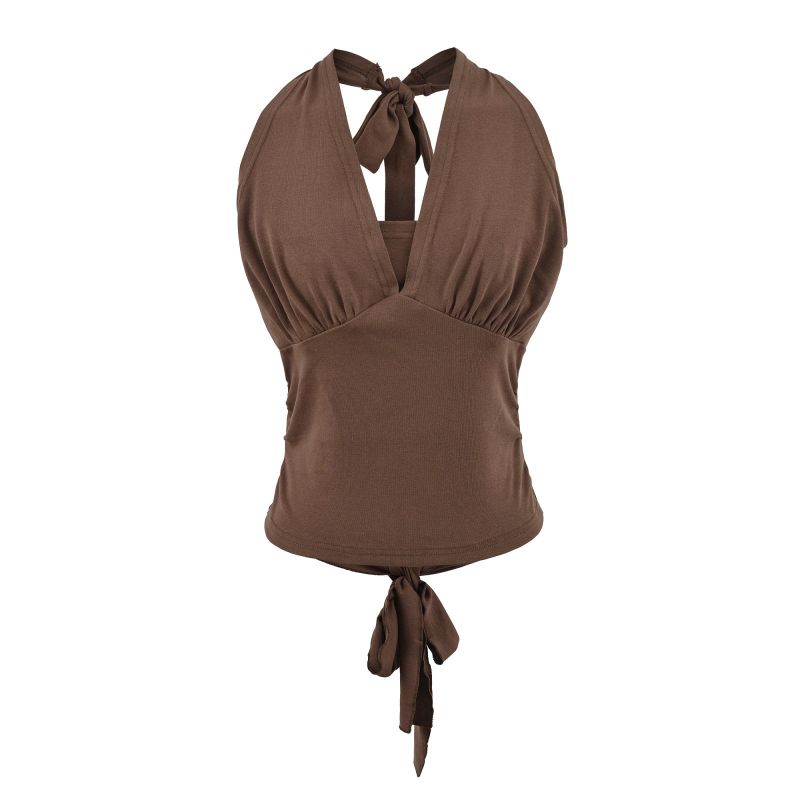 Lena Tie Halter Top