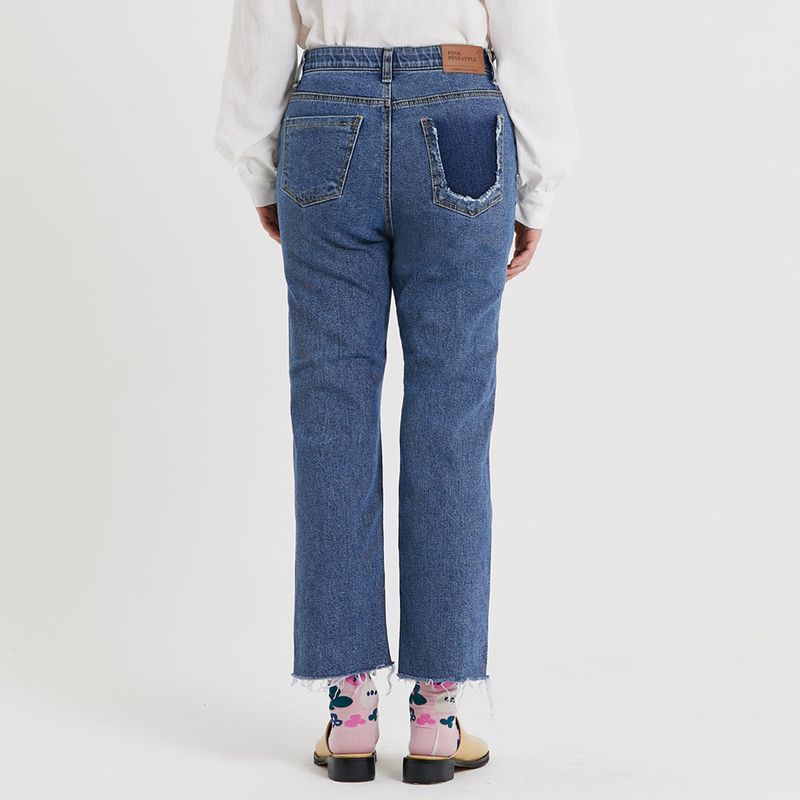 PINK PINEAPPLE（ピンクパイナップル）の「CUT OUT POCKET PANTS_MIDIUMINDIGO（Pants）」