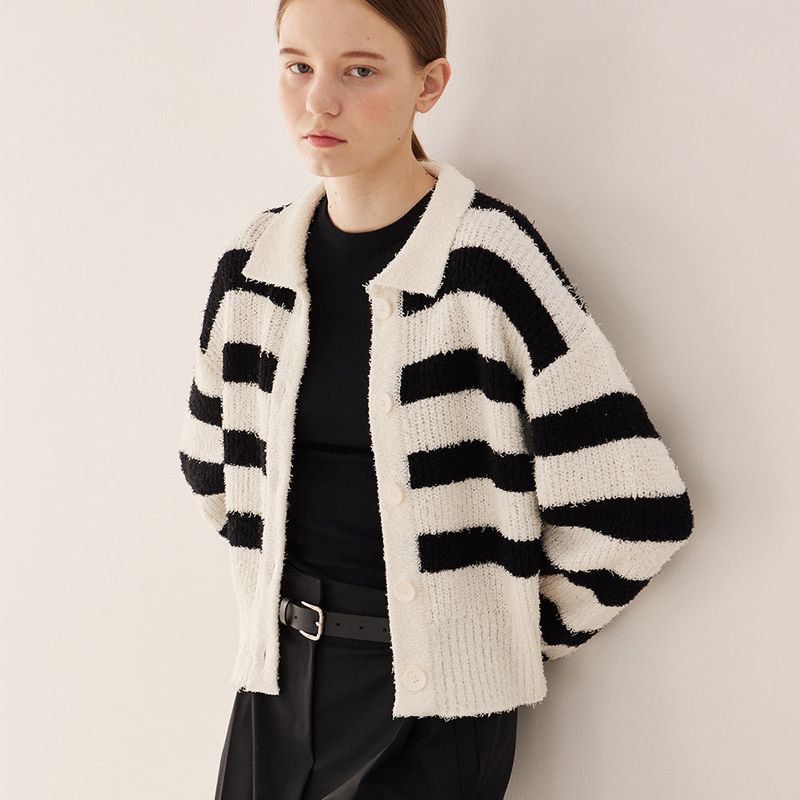 Classic crumble cardigan_stripe
