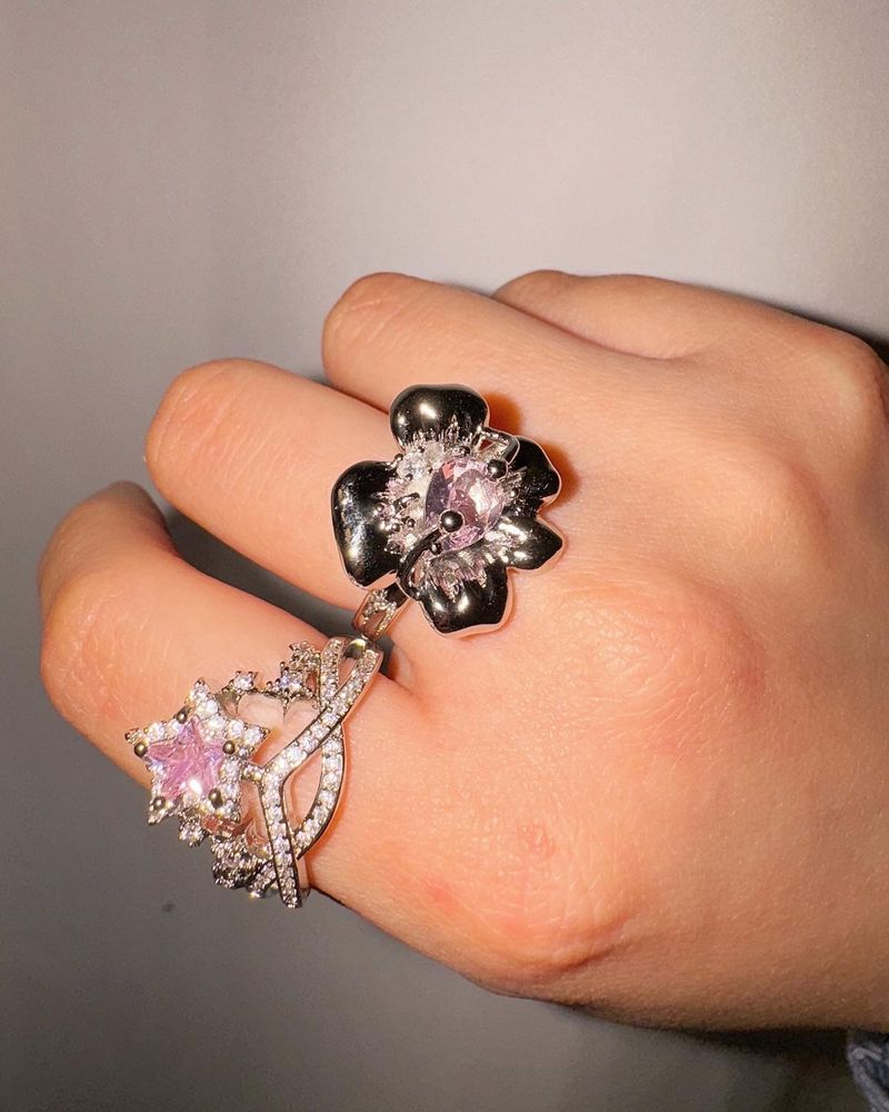 [Red Velvet Wendy] Big star crown ring (2color)