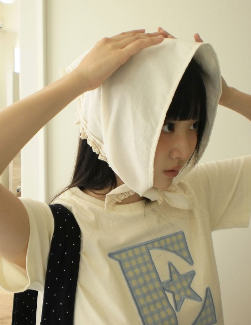 WONDER WONDER（ワンダーワンダー）の「ヘイデレースヘアカトリーニフードスカーフ（ヘアアクセサリー）」