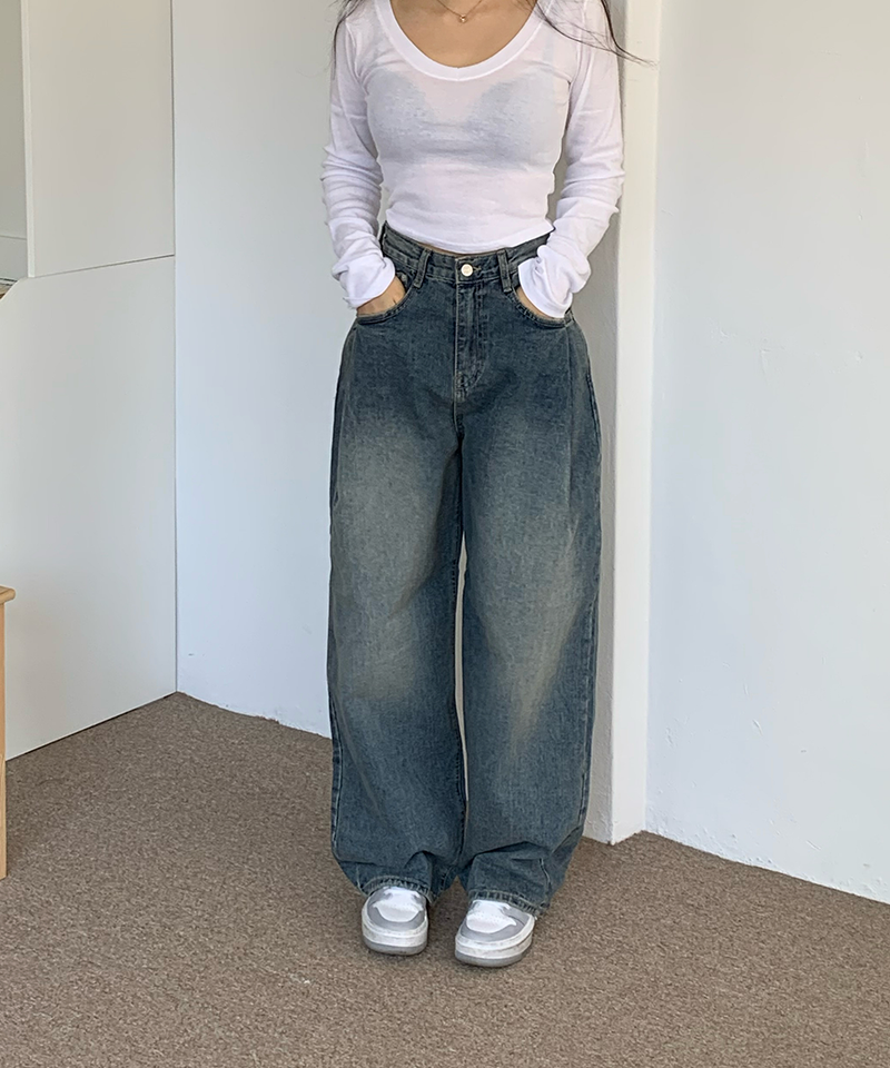 meltingyun(メルティングユン)の「ワンピンタックヒップパンツ(パンツ)」