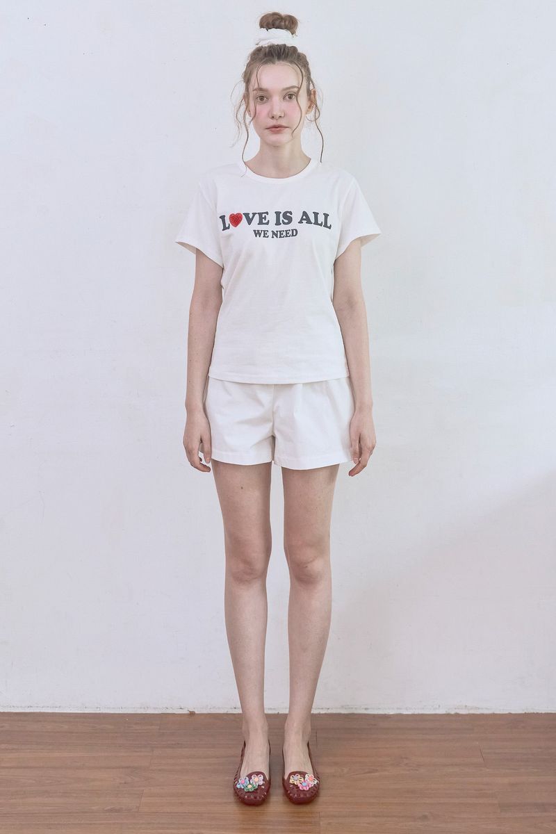 Lovemark T-shirt [Ivory]