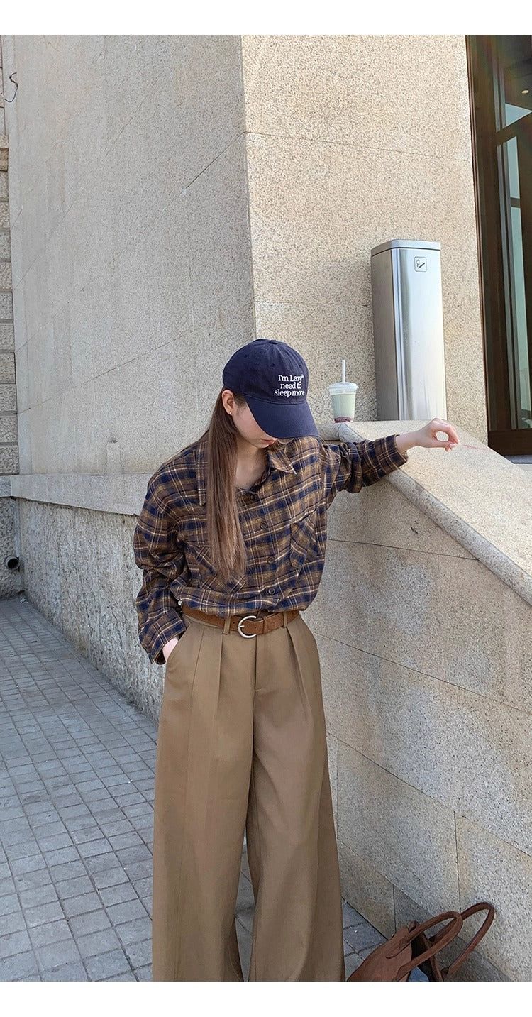 Super Pintuck Wide Cotton Pants
