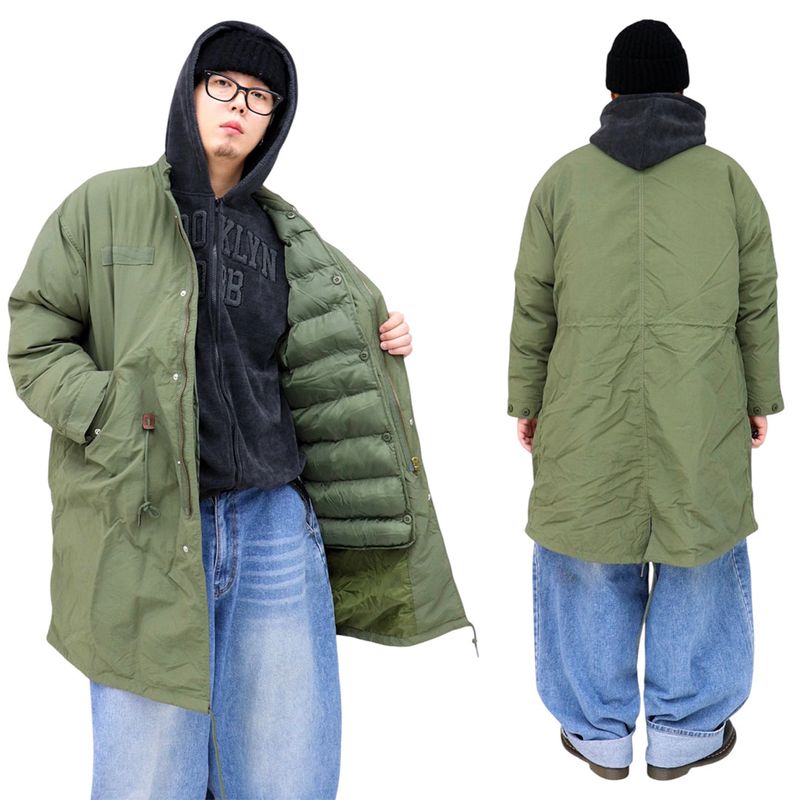 Oversized Fishtail Parka Puffer Jacket (8oz)