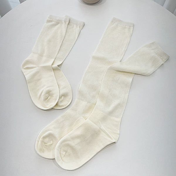 Wrinkled knee socks stocking socks (23T185)