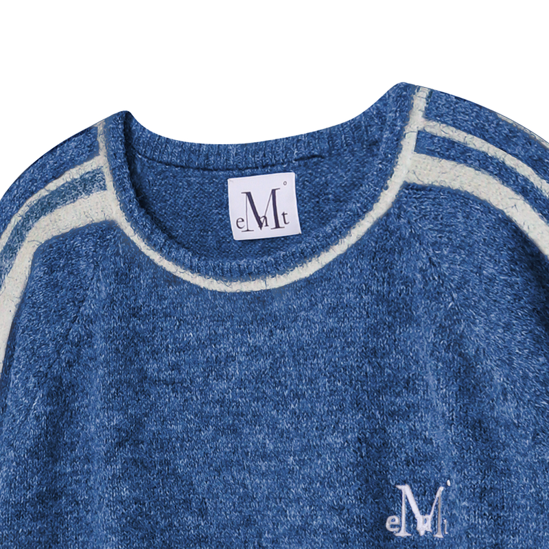 HERNE TRACK LINE LOOSE-FIT KNIT UNISEX (3Color)