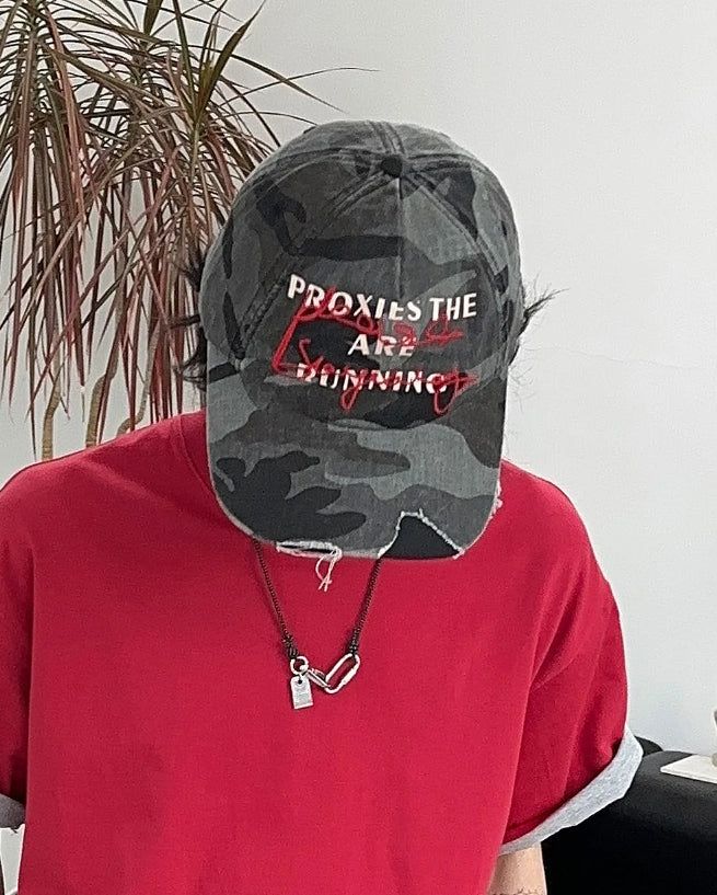 SATIIIZ（サティーズ）の「Riken Damage Camo Ball Cap（Hats）」