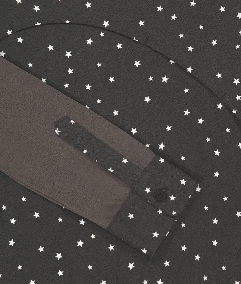 Starcut Jersey Collar Tee / Stone Brown