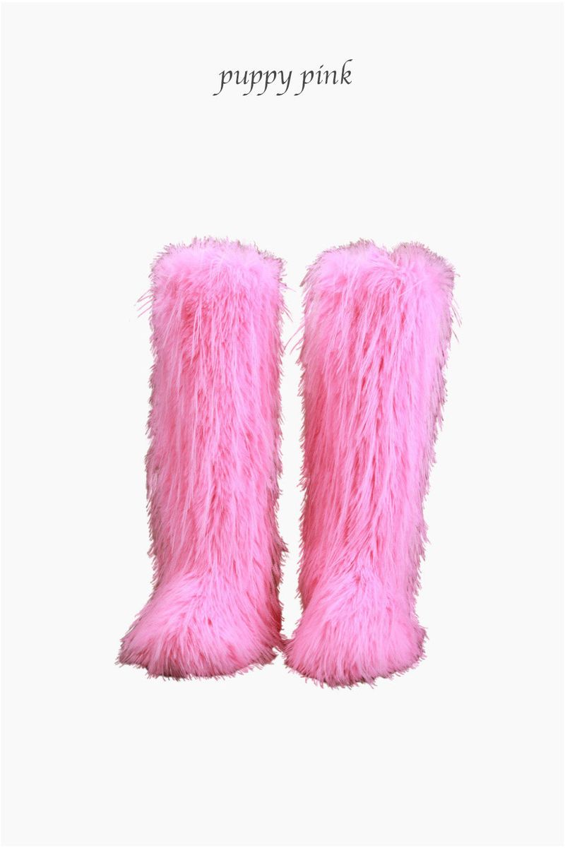 long fur boots (8 color)