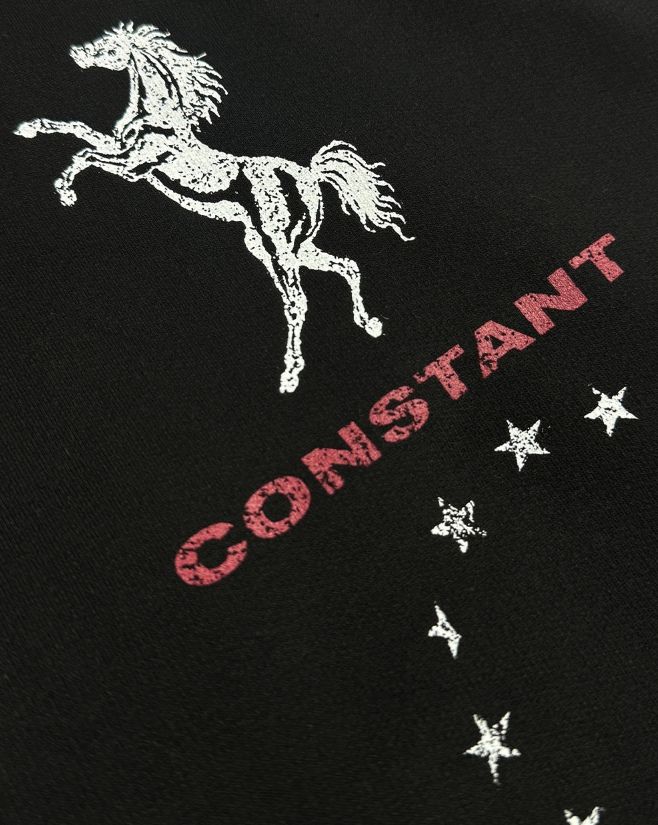 Ethan Horse Graphic Wide Pants