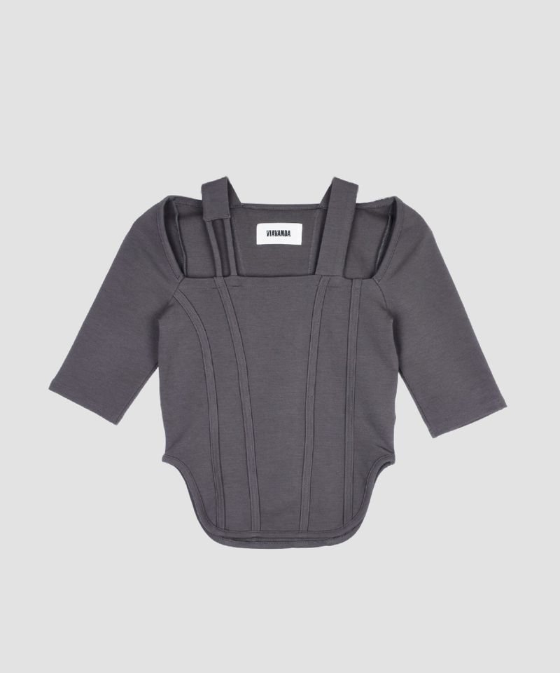 SQUARE NECK TIGHT TOPS