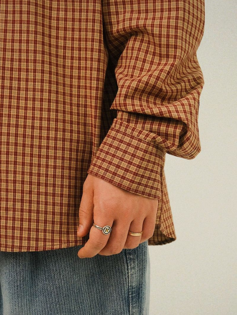 SN Check Pattern Overfit Shirts
