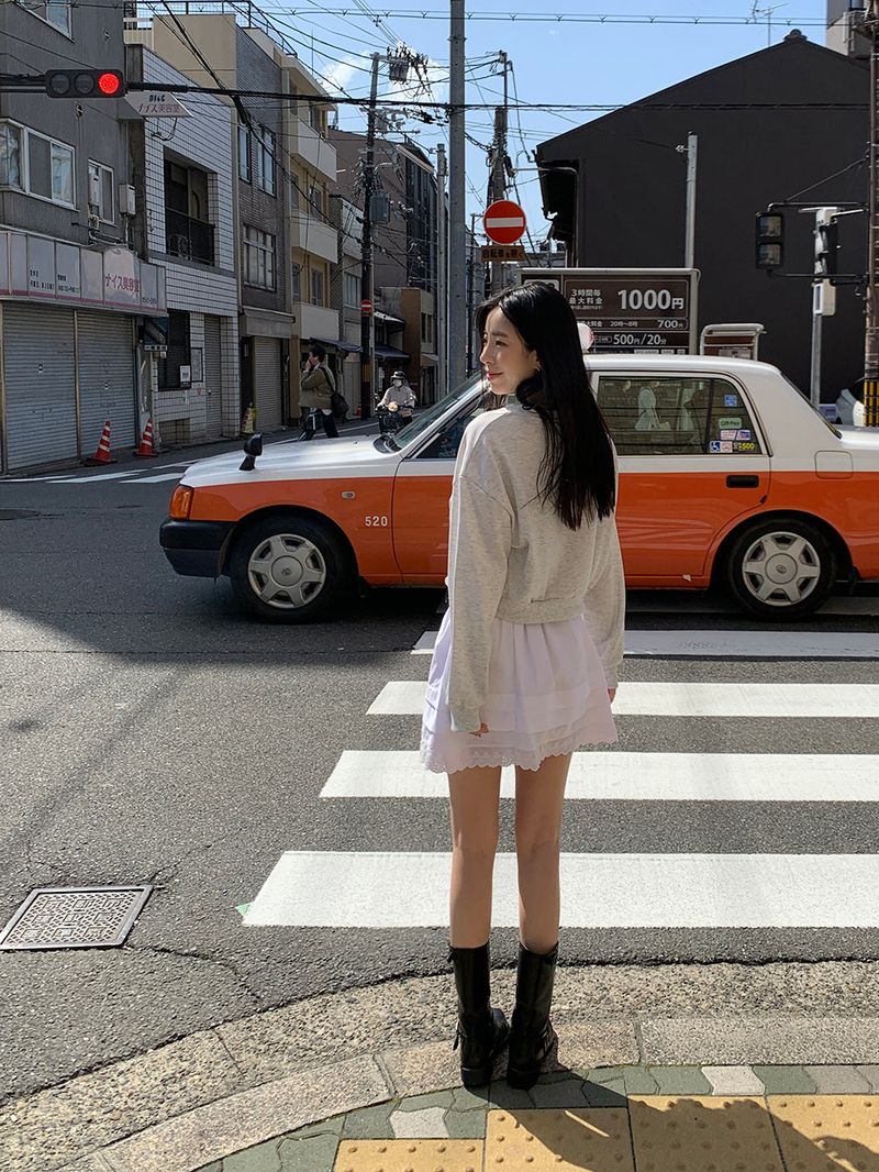 [MADE] Epo Lace Mini Skirt