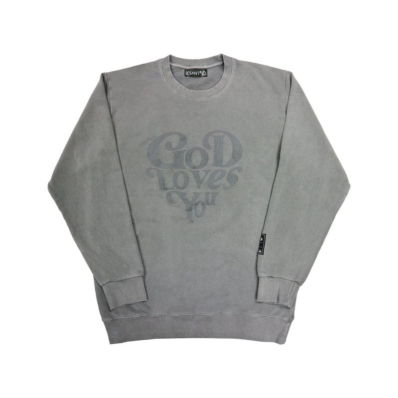 MAISONCASANOVA（メゾンカサノバ）の「God Loves You Vintage grunge  Sweat（Tops）」