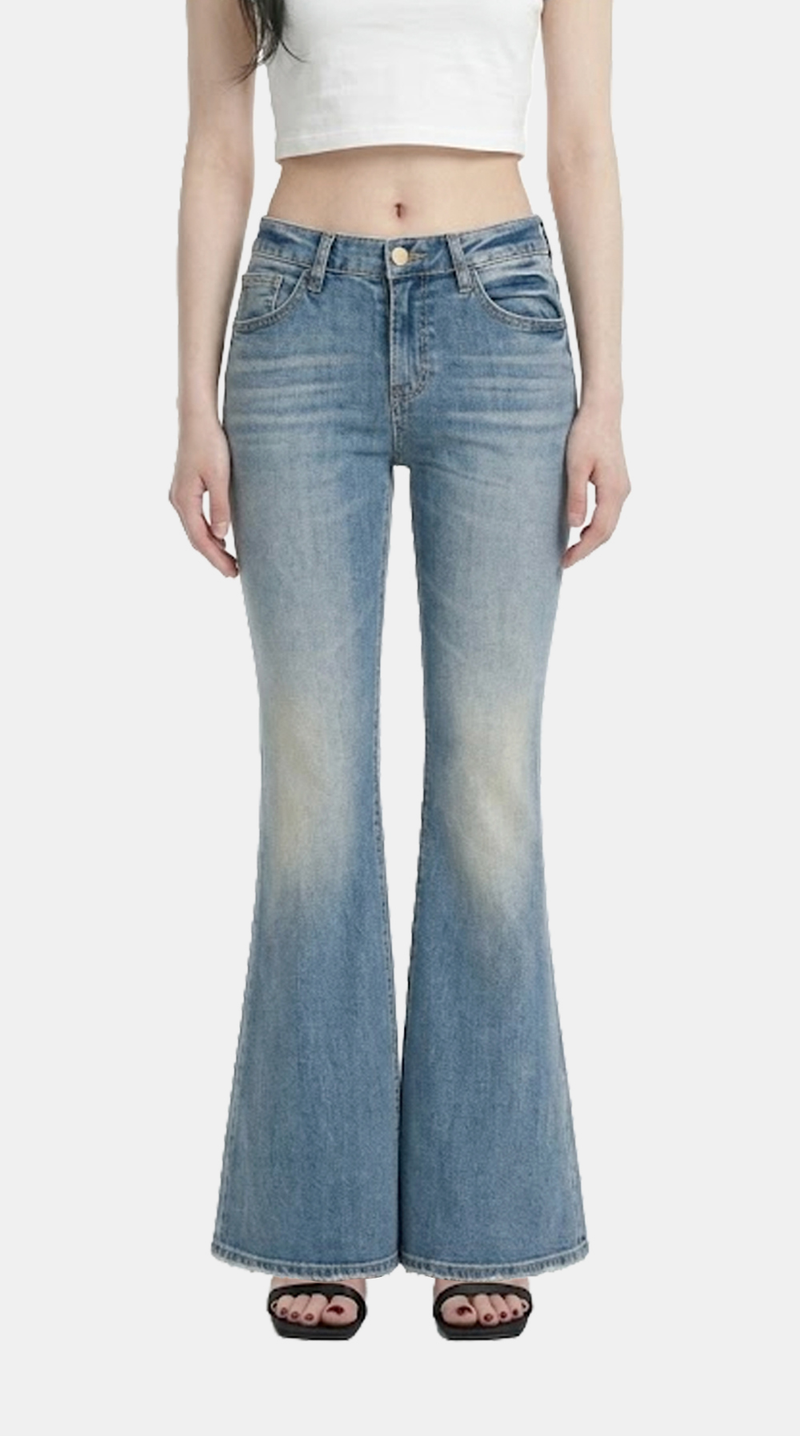 Rosalie Long Flare Denim Pants