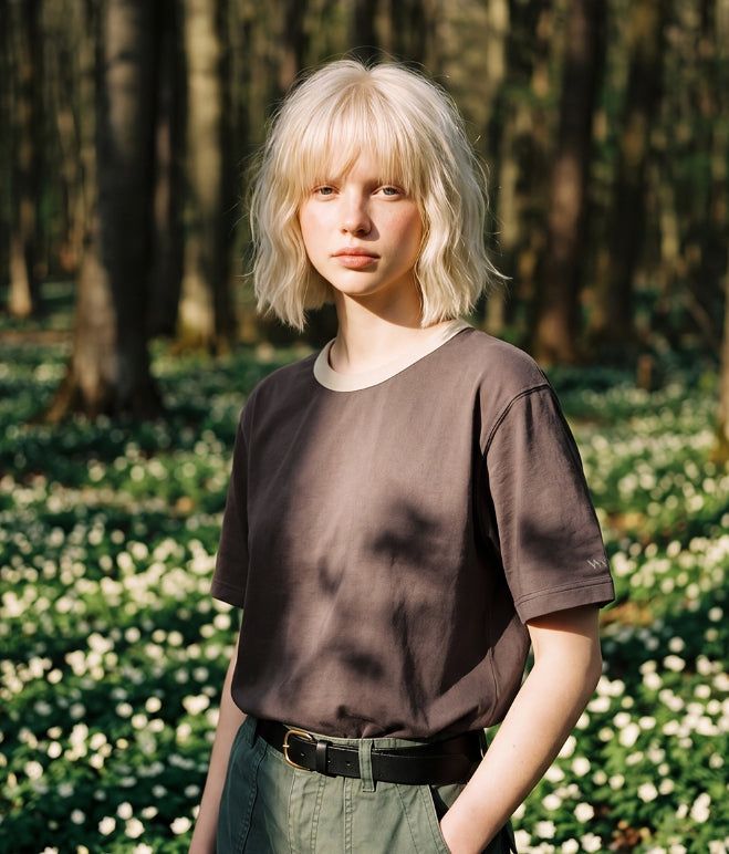 26SS★ Choker Pigment Ringer Short Sleeve T-shirt