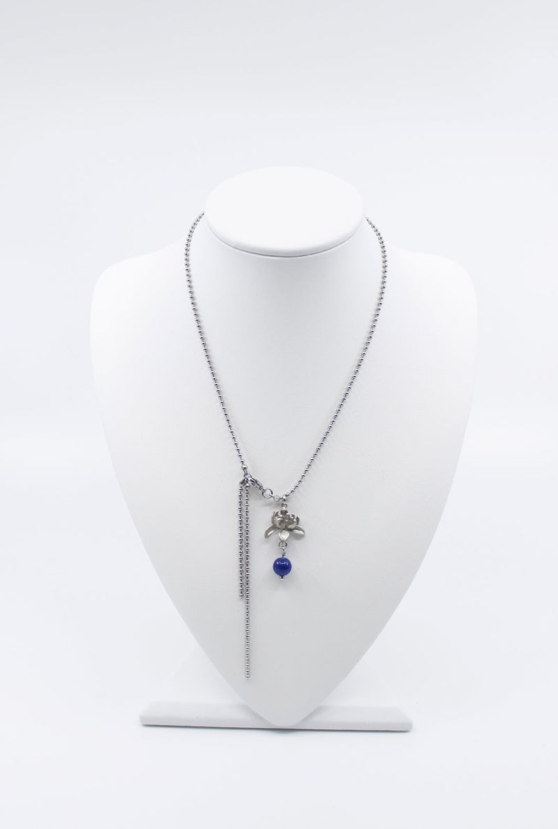 紅煙 Suryeon necklace (2way) (Black/Blue)
