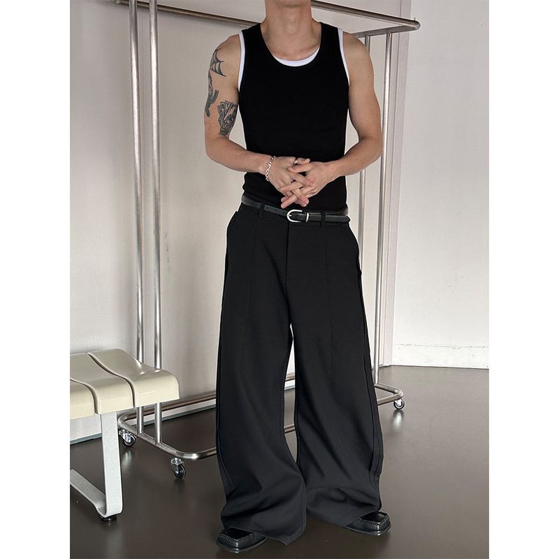 LAURANT（ロラン）の「 [Unisex] ワイドオーバーフレアスラックス(2color)（パンツ）」
