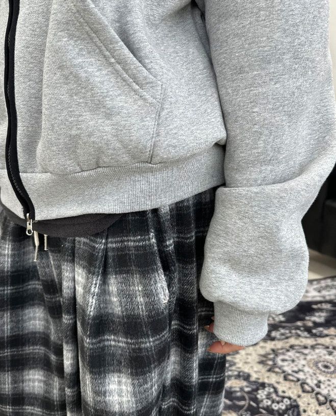 Liane Curved Brushed Hood Zip-Up