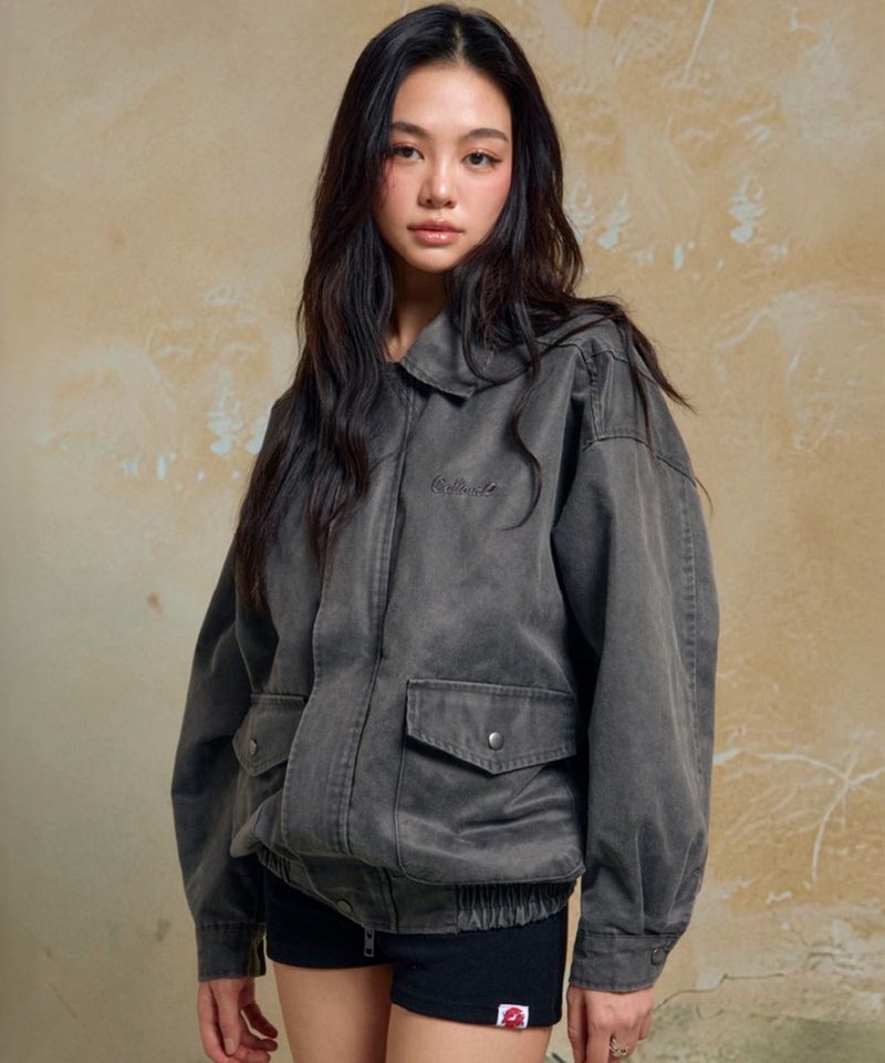 calloutnewyear(cony)(コールアウトニューイヤー(コニー))の「CALLOUT WASHED JACKET / GRAY(Jackets/Outerwear)」