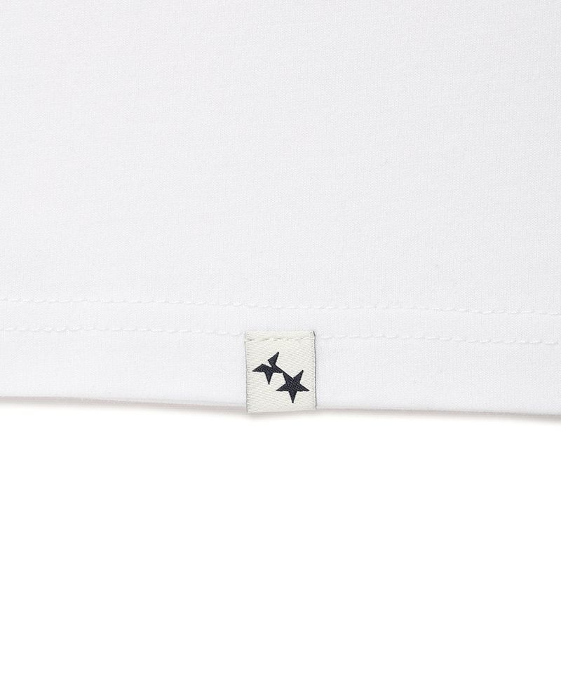 COZY STAR APPLIQUE SS TEE WHITE(CV2GMFT515A)