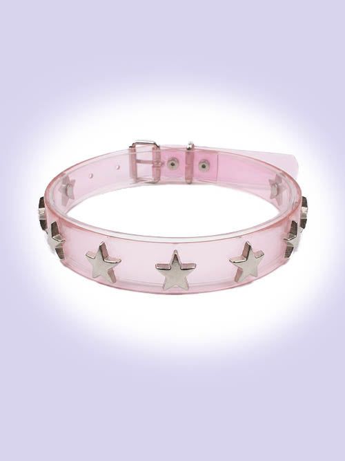 KUO(クーオ)の「peach pink stud choker (2type)(Accessories)」