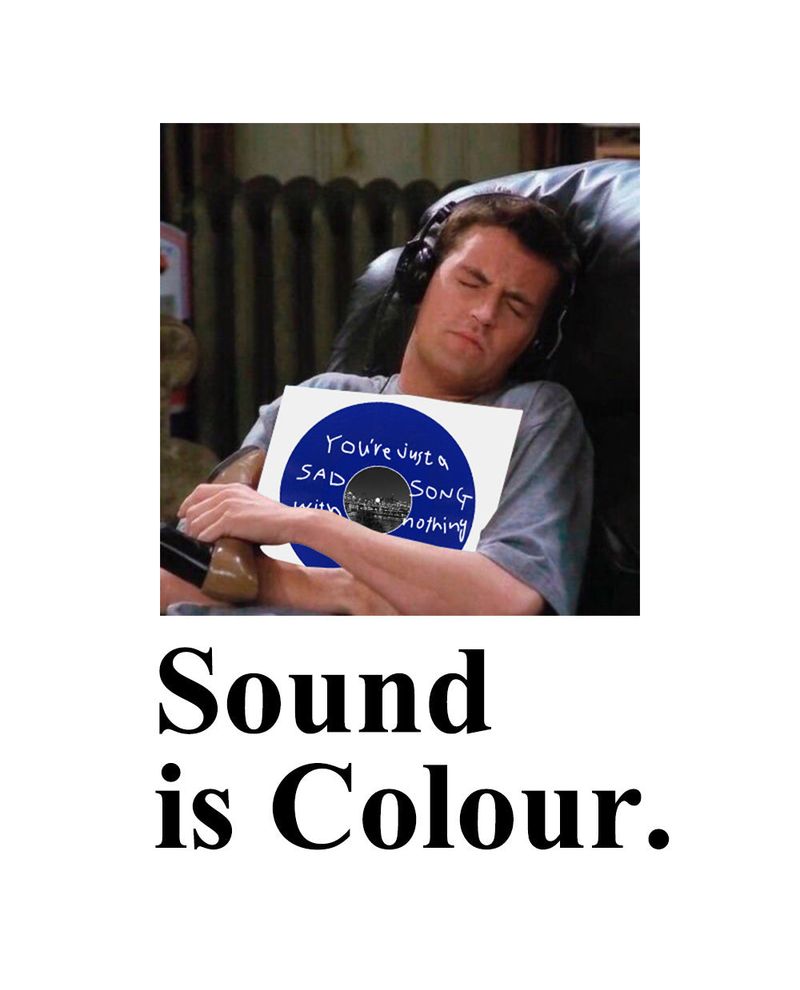 Sound is Colour! Keyring (Blue)