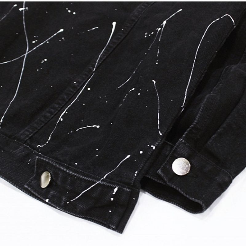 painting trucker jacket