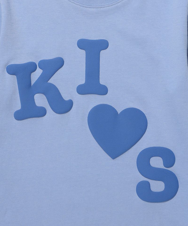 Messy Kiss Logo Tee Blue (KIB6MFT504A)