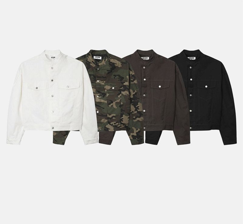 Pocket China Crop Jacket
