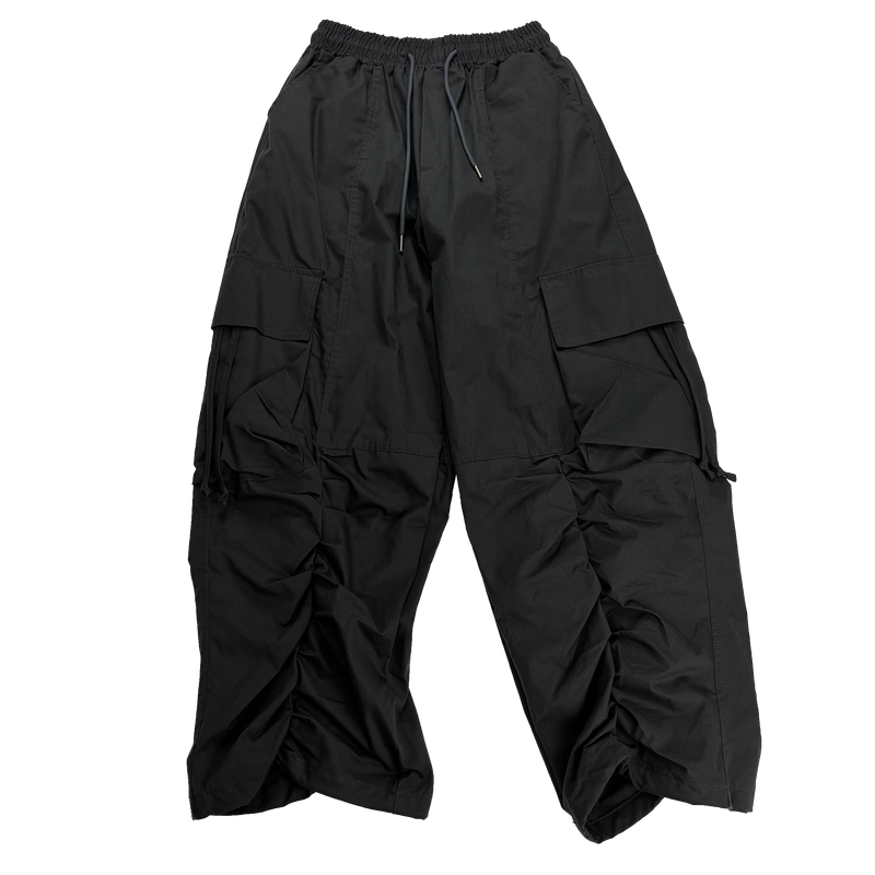 shirring strap cargo pants