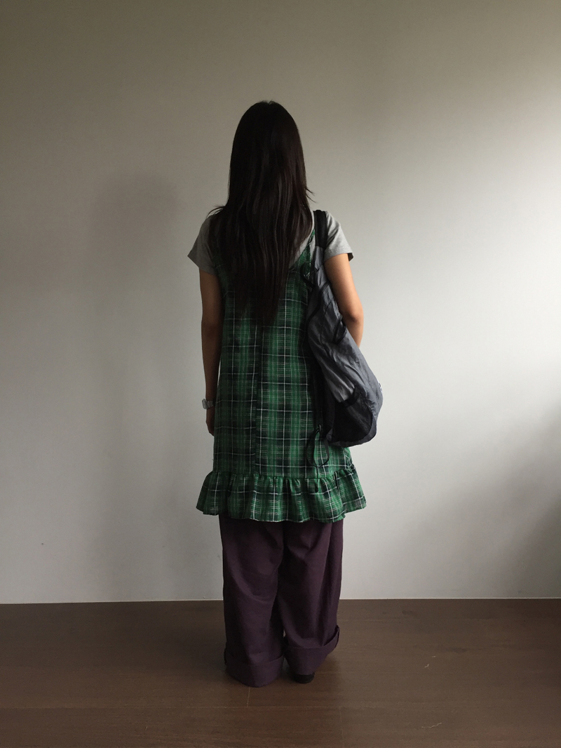 Tartan frill check dress (2color)