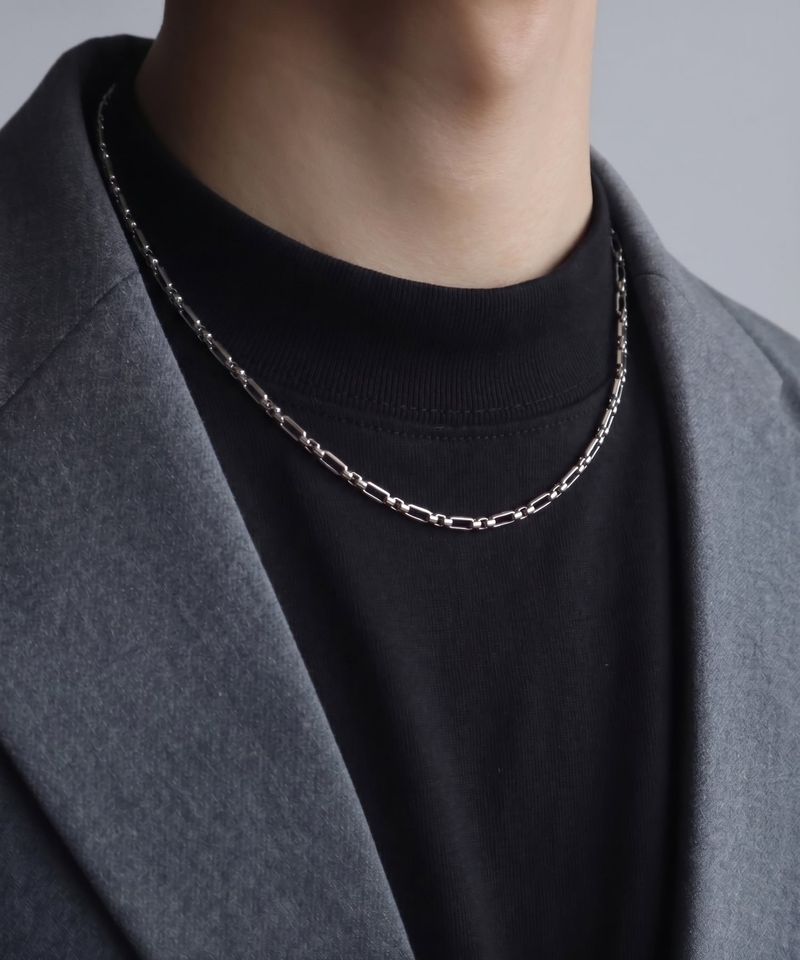 Men's Surgical Stainless Steel Necklace_CLEF Stream NEC