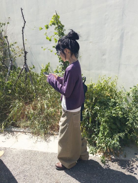 Gamma Stitch Point Balloon Wide Pants