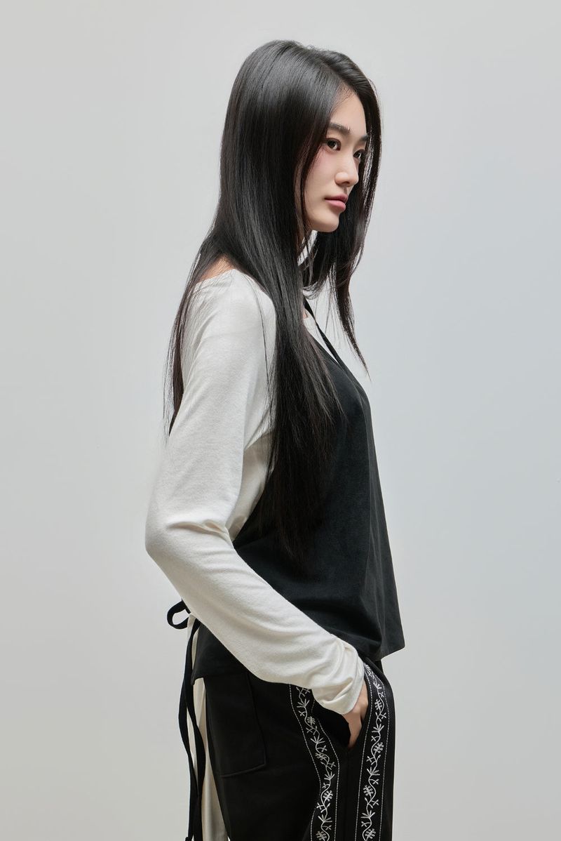 Halter-Tie Suede Apron_Camel