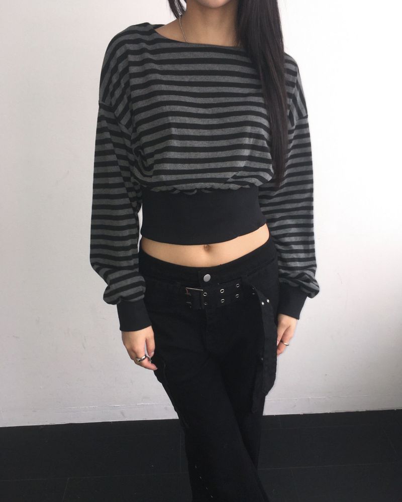 Stripe banding crop mtm