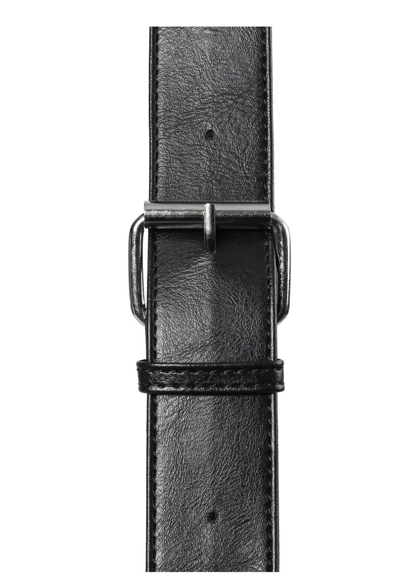STRUM CROSS LEATHER BELTED SHOULDER BAG UNISEX