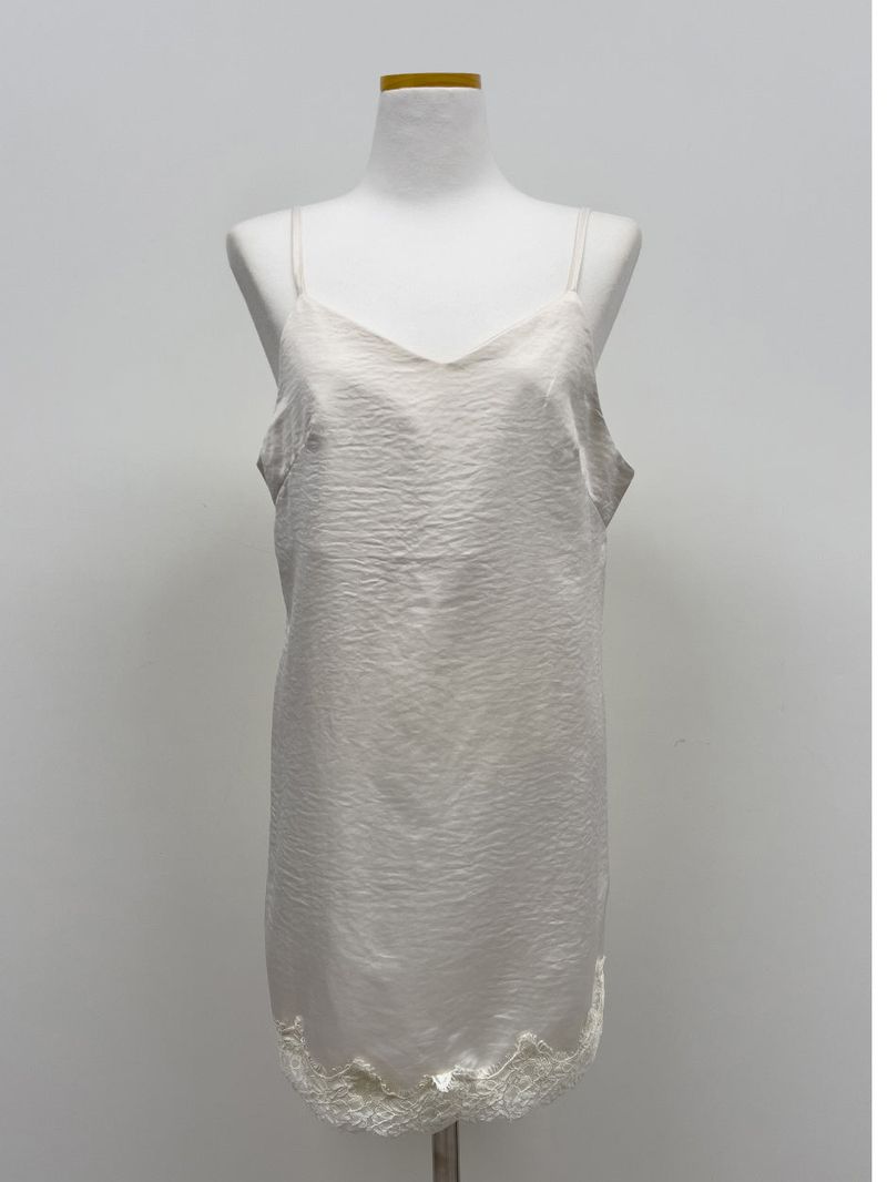 Satin bustier mini one piece