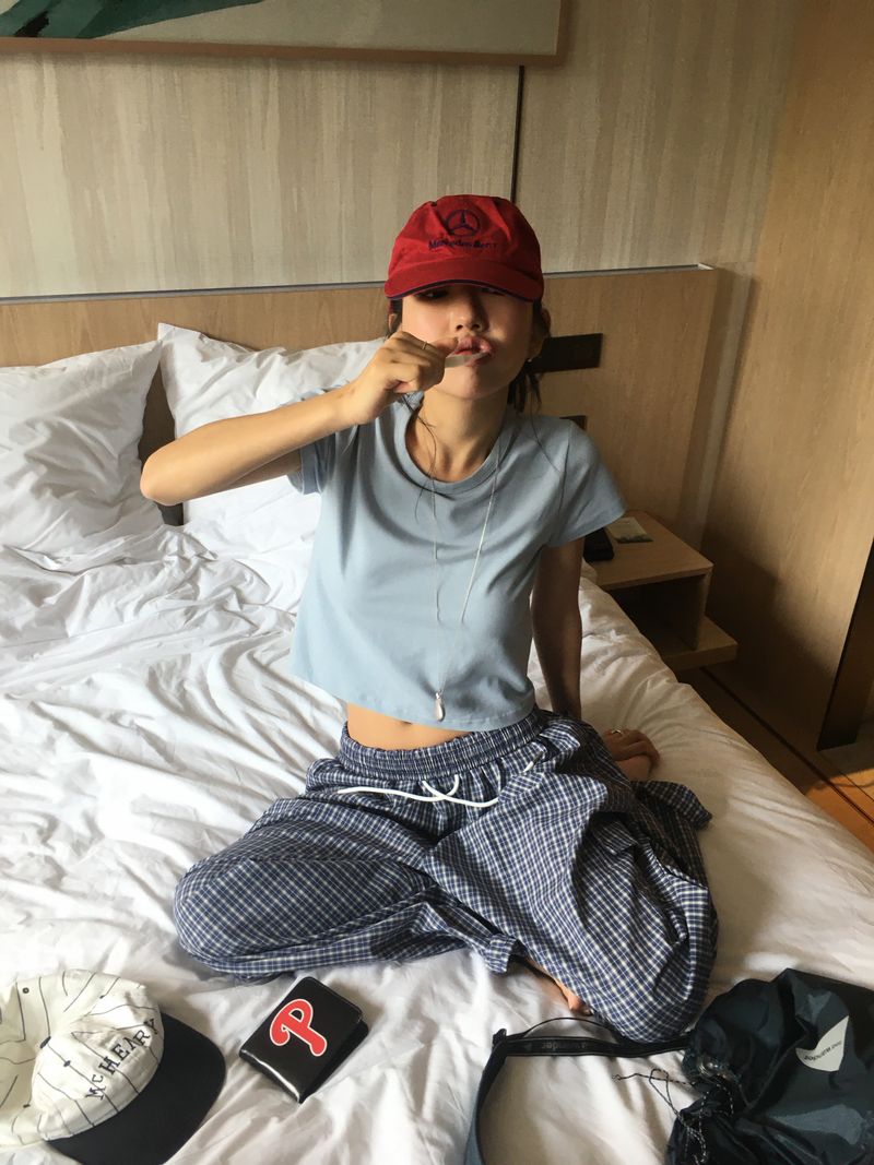 susuang（ススアン）の「ブルーニ コットン Tシャツ（トップス）」