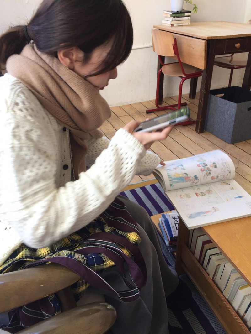 Glass Shawl Knit Muffler (3c)