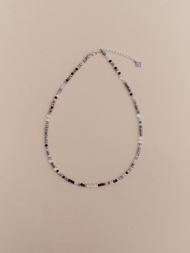 Silver925_Crystal Black and White_N