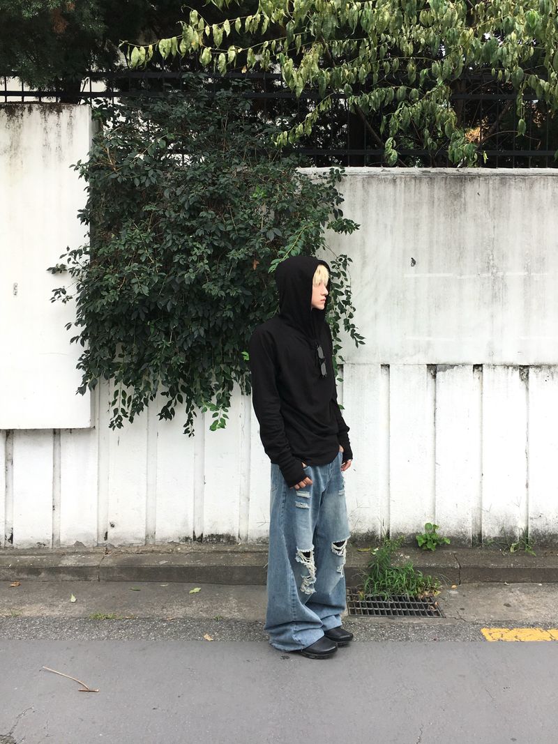 Hopper Henley Finger-Hole Hoodie 4C