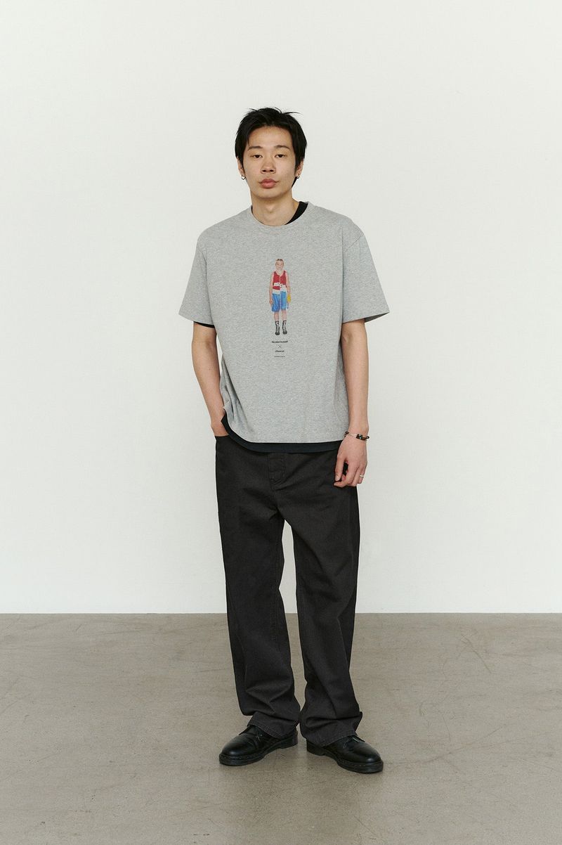 ローライズ フィット カチオン レギュラー パンツ (Washed Black)