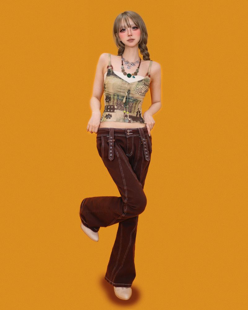 green-tea latte sleeveless
