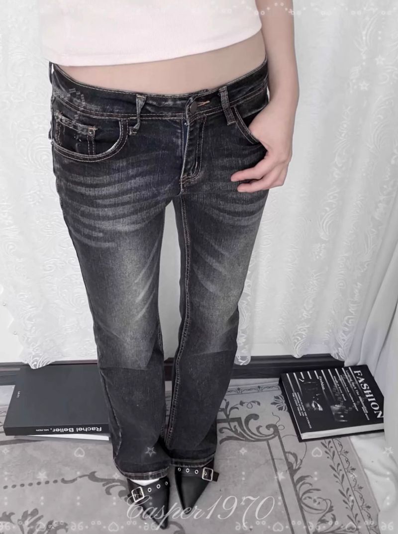 Dark Wash Flared Jeans